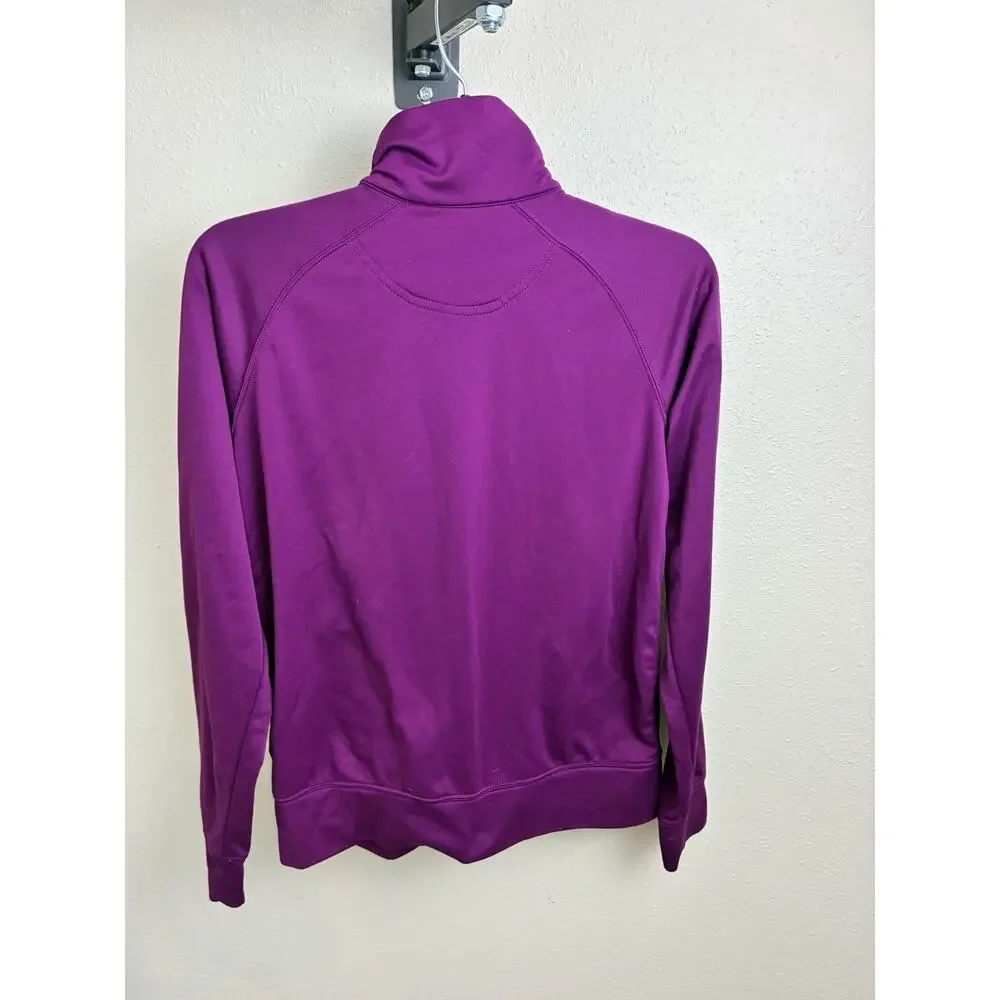 Nike sportswear girls full zip up jacket size M plum purple Athletic